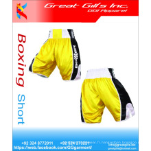 Shorts de boxe 100% polyester pour hommes / femmes